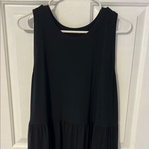 a new day (XXL) Black Midi Dress